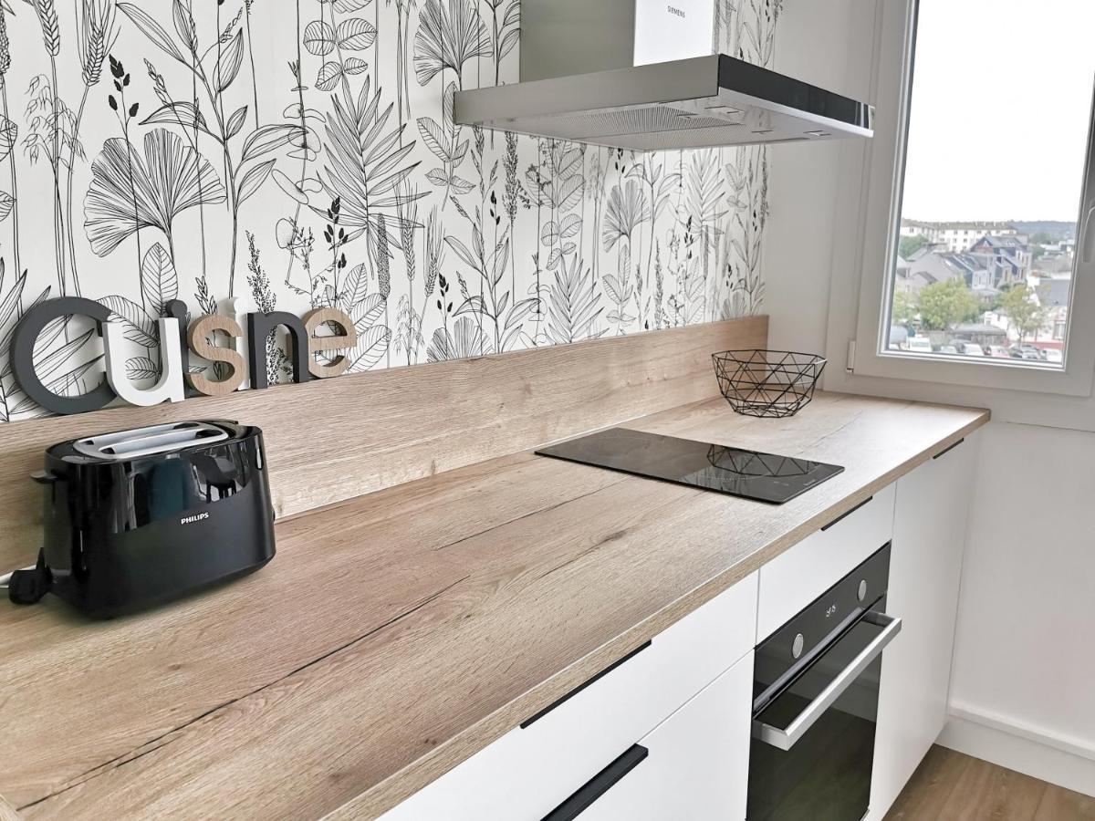 Appartement Lumineux Avec Balcon Et Parking 셰르부르 앙 코탱탕 외부 사진