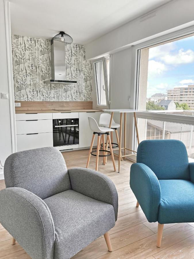 Appartement Lumineux Avec Balcon Et Parking 셰르부르 앙 코탱탕 외부 사진