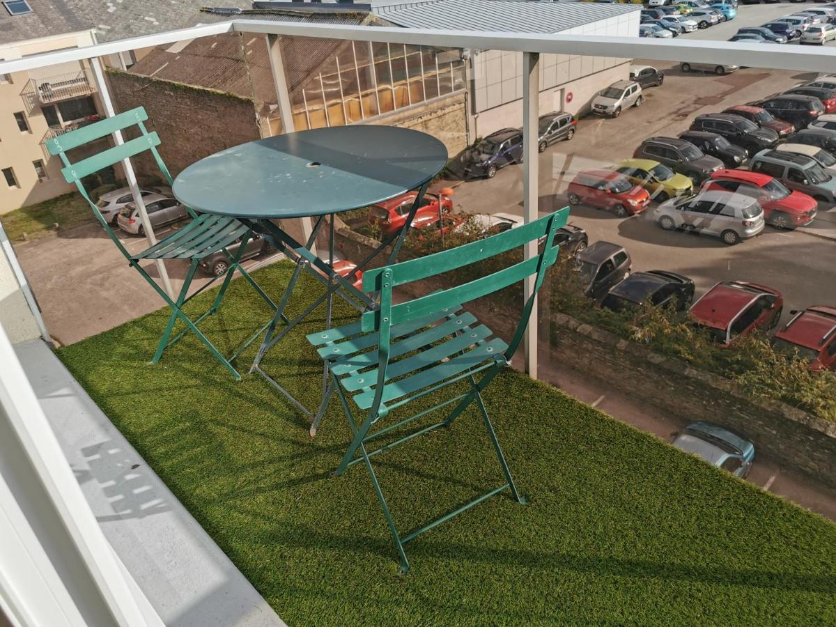 Appartement Lumineux Avec Balcon Et Parking 셰르부르 앙 코탱탕 외부 사진